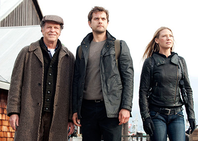 John Noble, Joshua Jackson, and Anna Torv